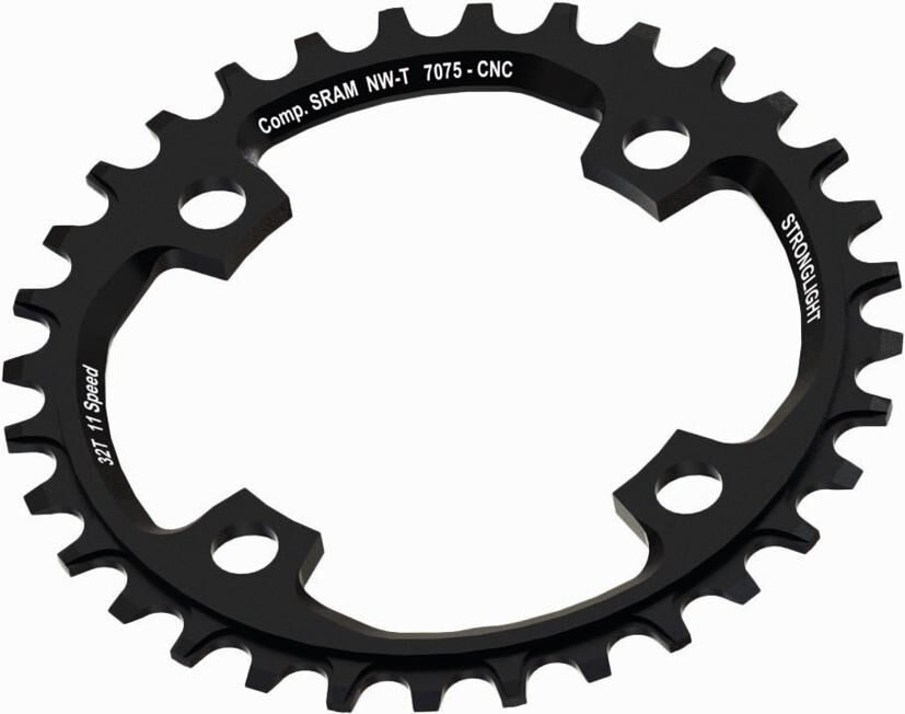 Stronglight chainring chain ring 38t bcd 104 alu black