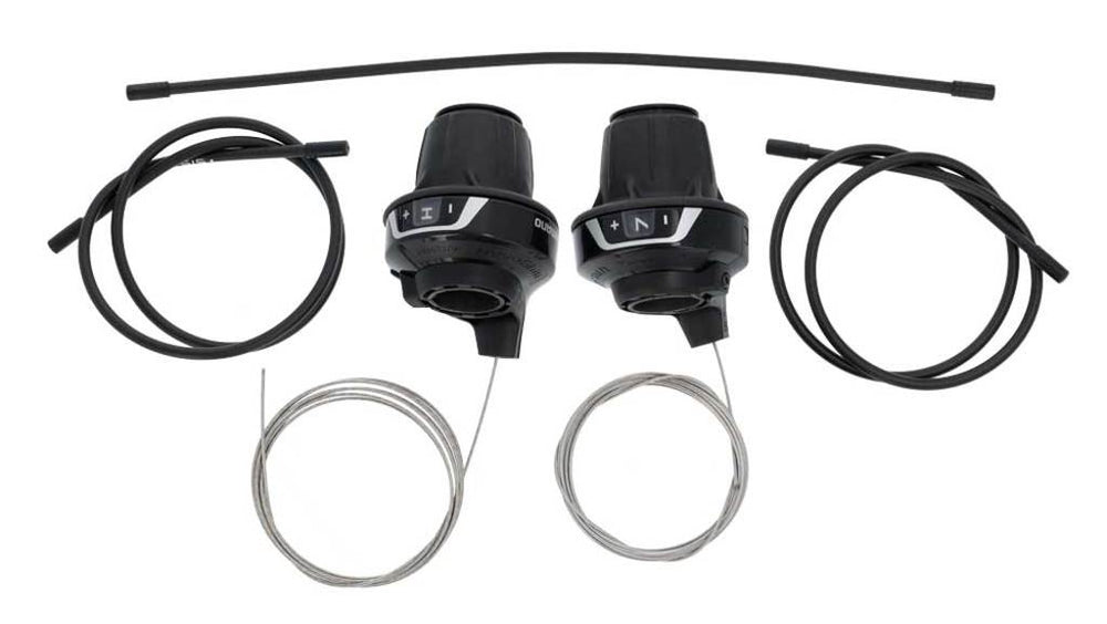 Shimano revoshifters tourney 3x7v sl-rv zwart zwart