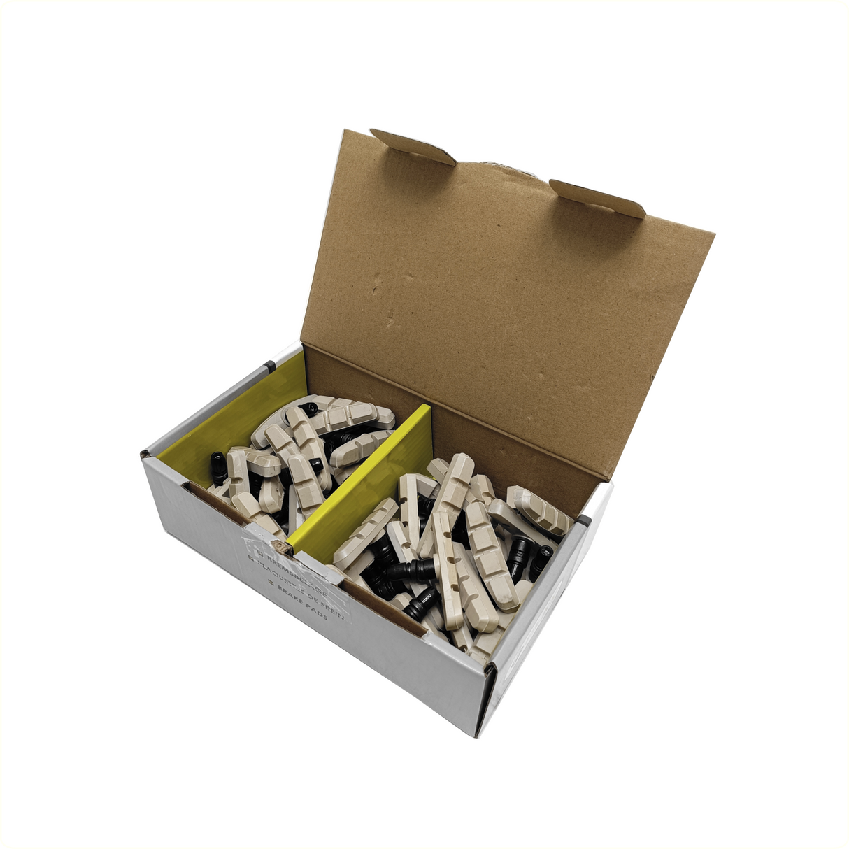 Plaquettes de frein falkx en V-frein blanc pour 25 paires