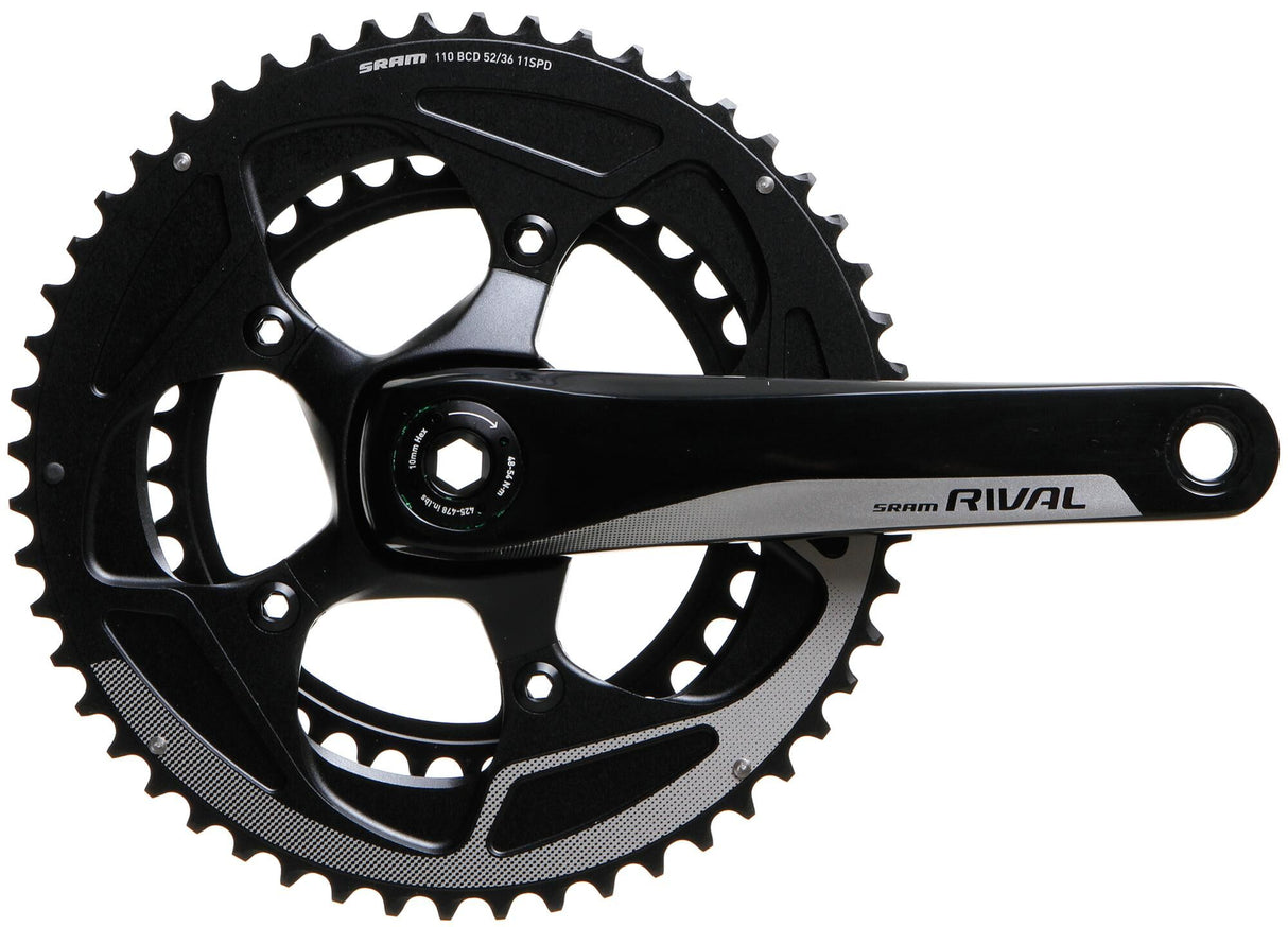 Sram crankstel rival 22 crankset rival 22 bb30 52 36t 172,5mm