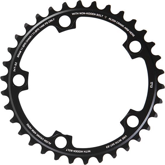 Sram chainring road double chain ring roaddoub. 34t 11sp b