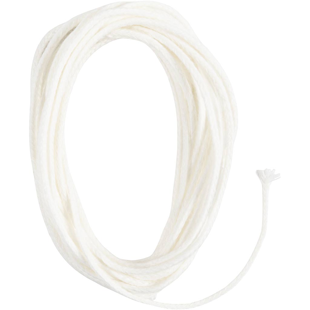 Creativ company flat wick for beeswax candles (2-3 mm), 3m