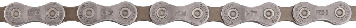 Shimano hyperglide chain cn-hg53 hyperglide chain shim. cn-hg50 9sp 118 left