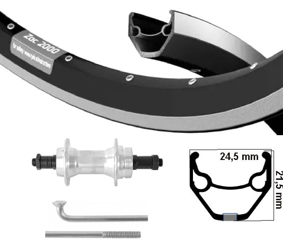Roth cúil kgs 28 orlach (622) zac 2000 titim saorroth dubh