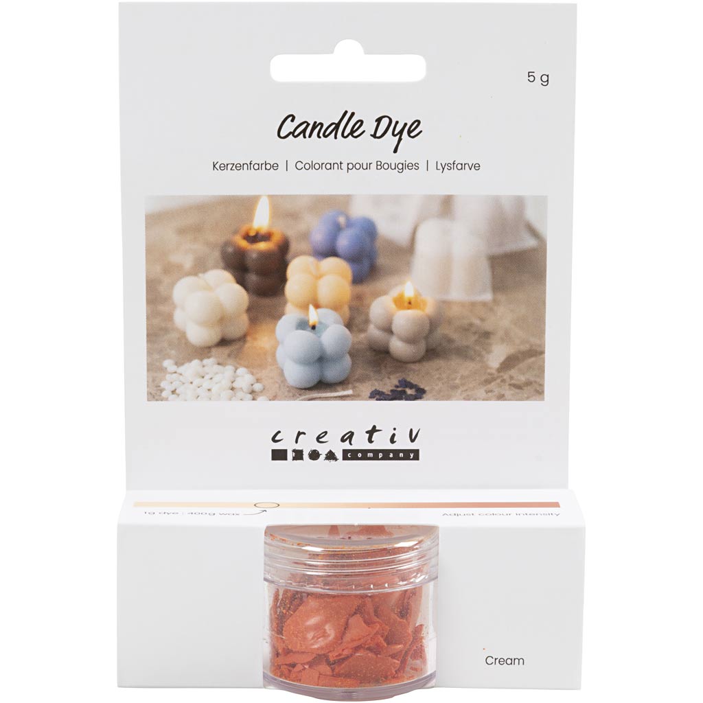 Creativ company candle dye, cream, 5 gr 1 box