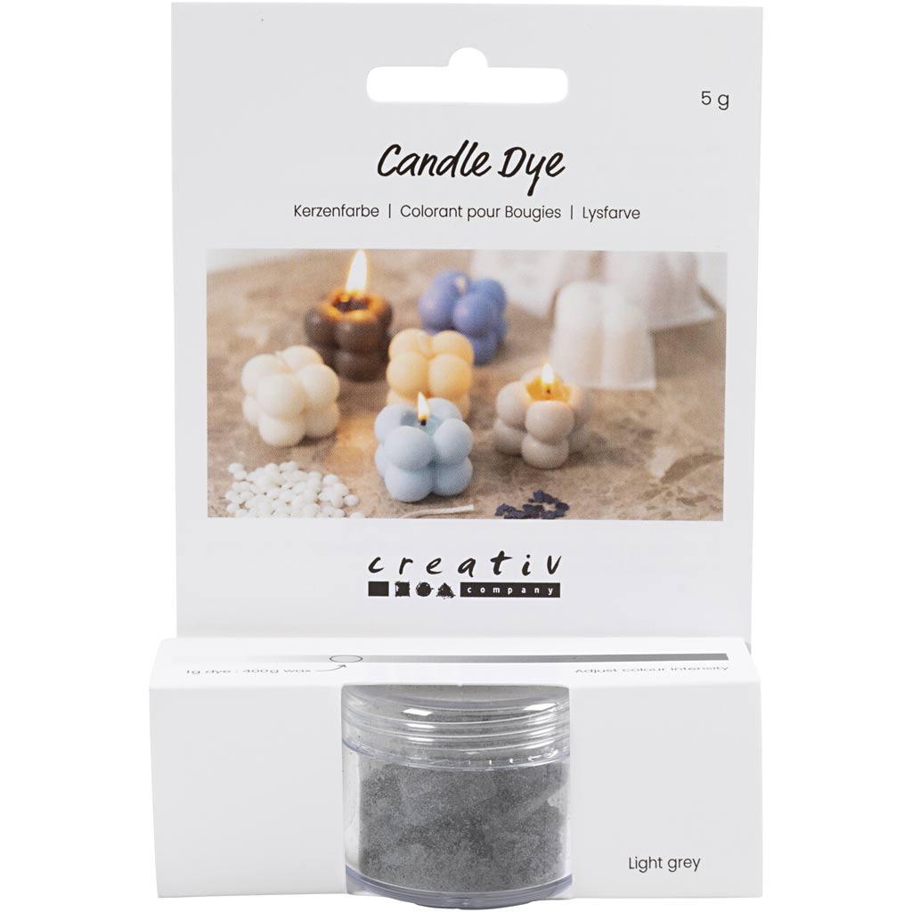 Creativ company candle paint, light gray, 5 gr 1 box