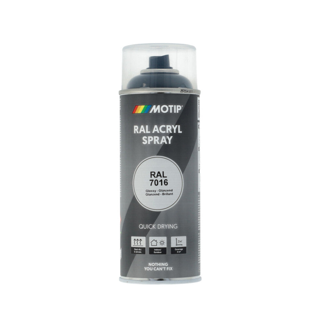 RAL7016 industrial, 400 ml. Motip
