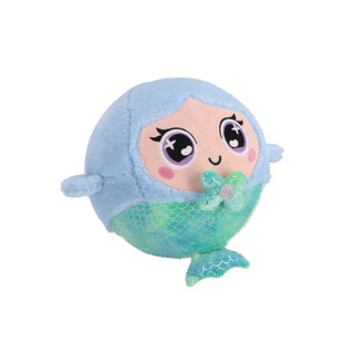 Plush ball bouncing rabbit mermaid unicorn 23 cm 3 assorted