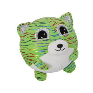 Plyschboll studsande lurvig kitty friendti 23 cm assorterad | 4 stycken