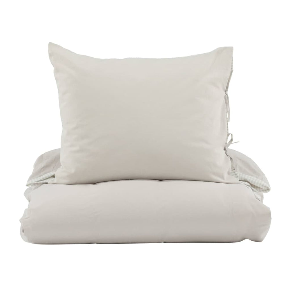 Venture Home Duvet Cover Jenna 200x150 cm Baumwollsand -ausgelöst