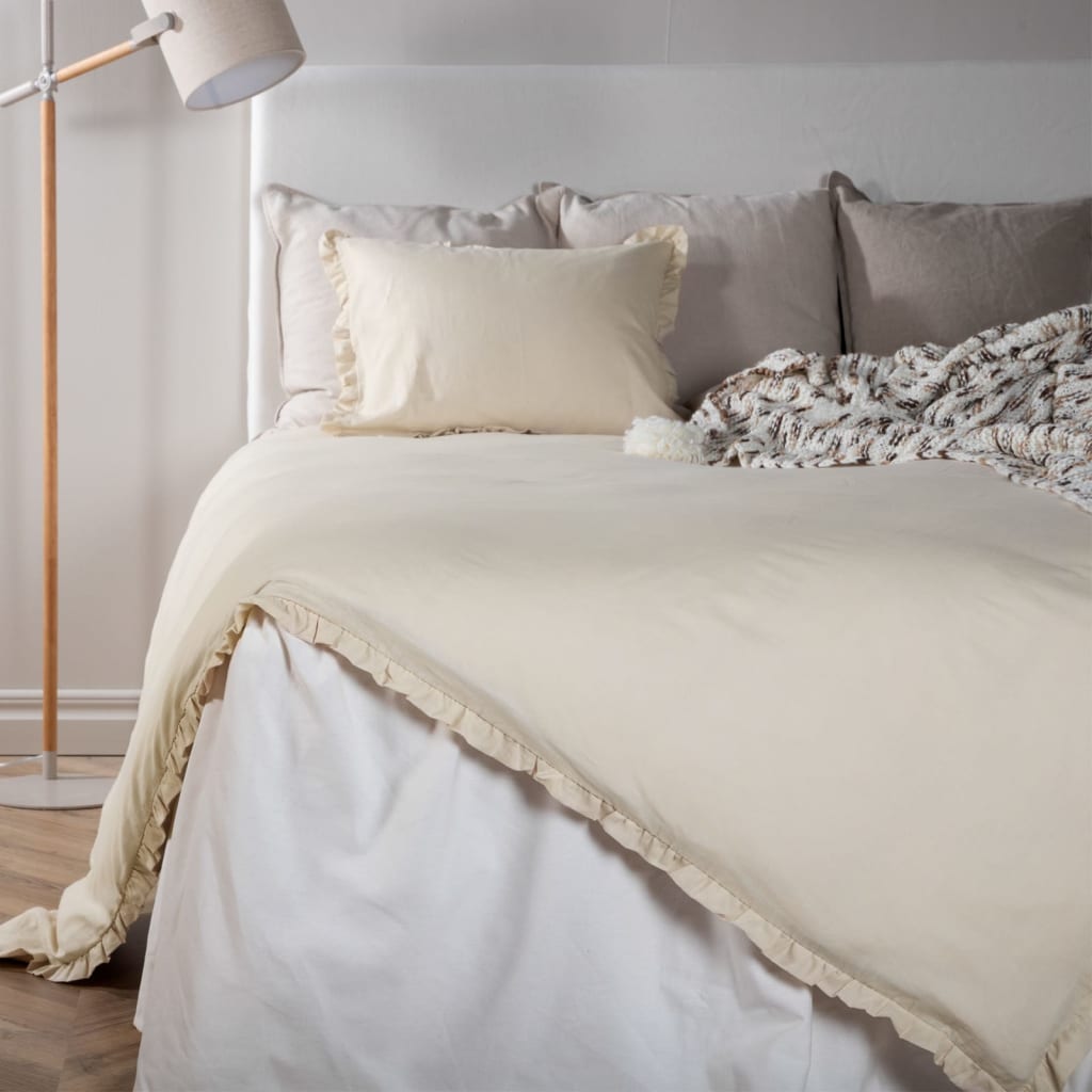 Couverture de couette à la maison de l'aventure lias 200x150 cm coton beige
