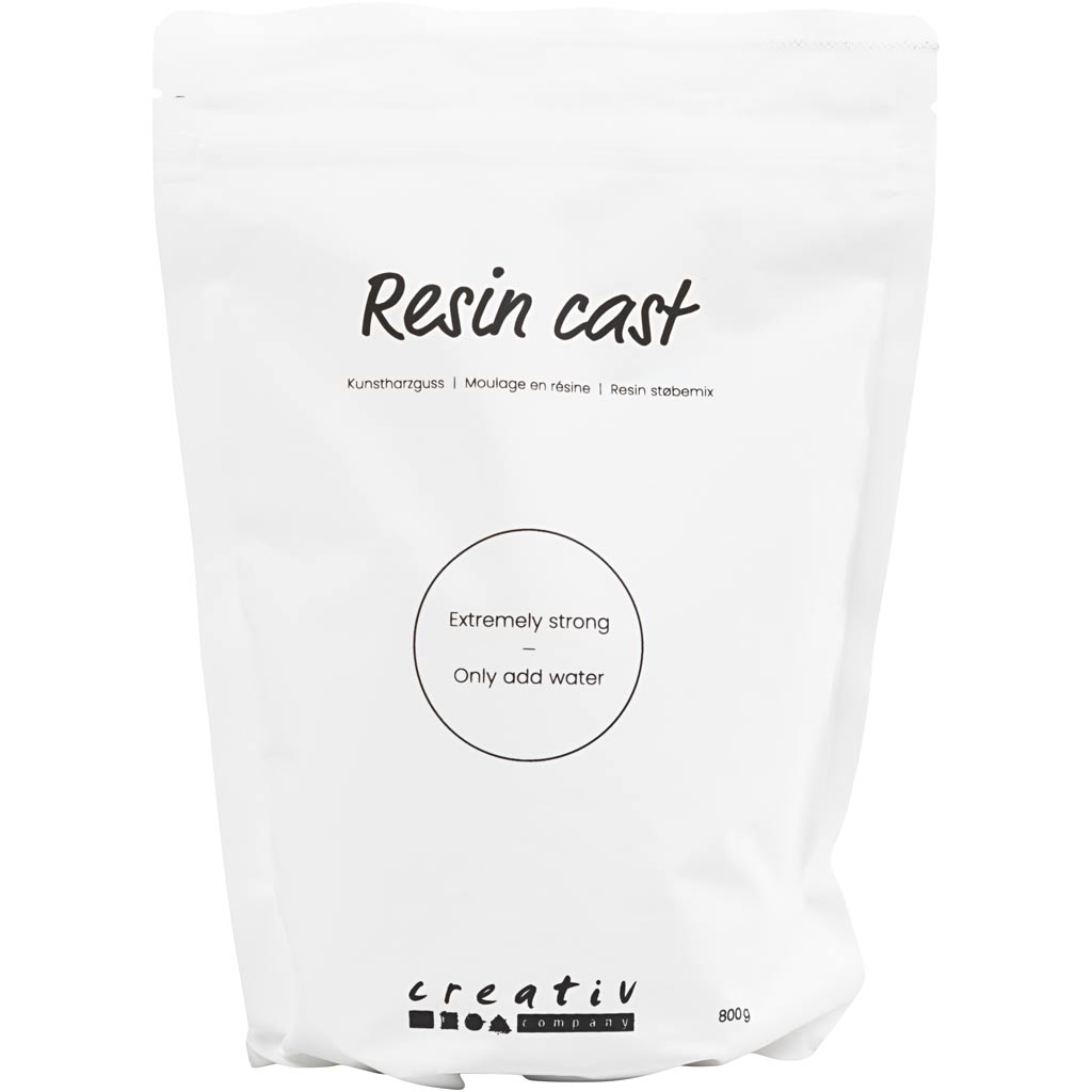 Creativ company resin casting, white, 800 gr 1 box