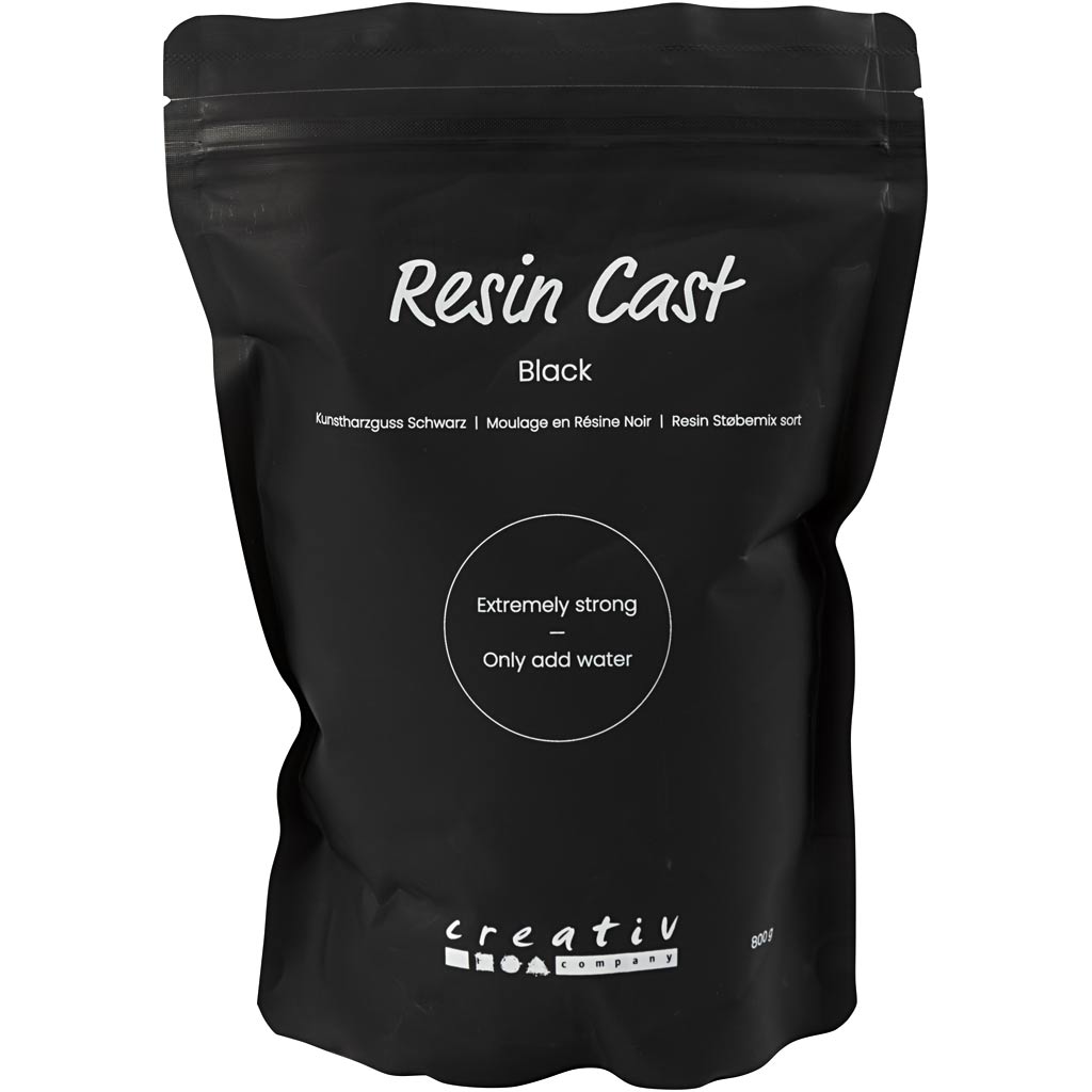 Creativ company resin casting black, black, 800 gr 1 box