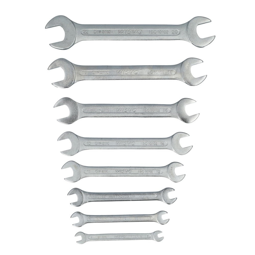 Wisvo grs open-end wrench set 8 pcs