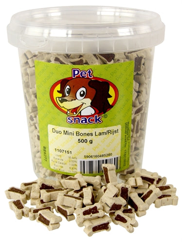Petsnack bones mini duo ėrienos ryžiai
