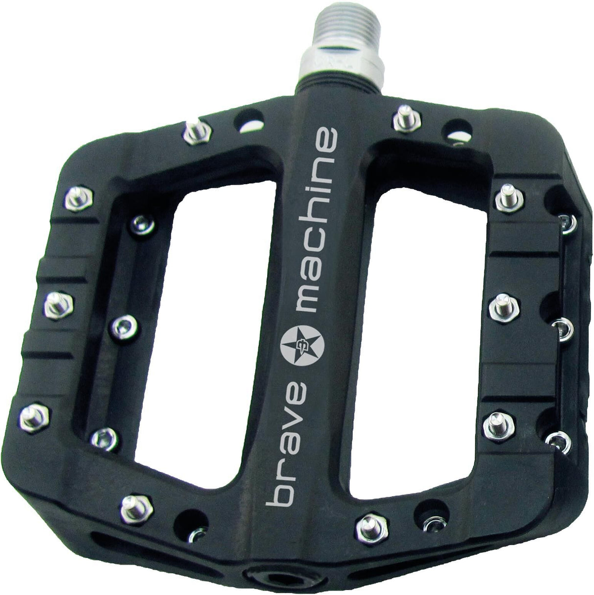 Brave platform pedal dirt light platform pedal dirt light black