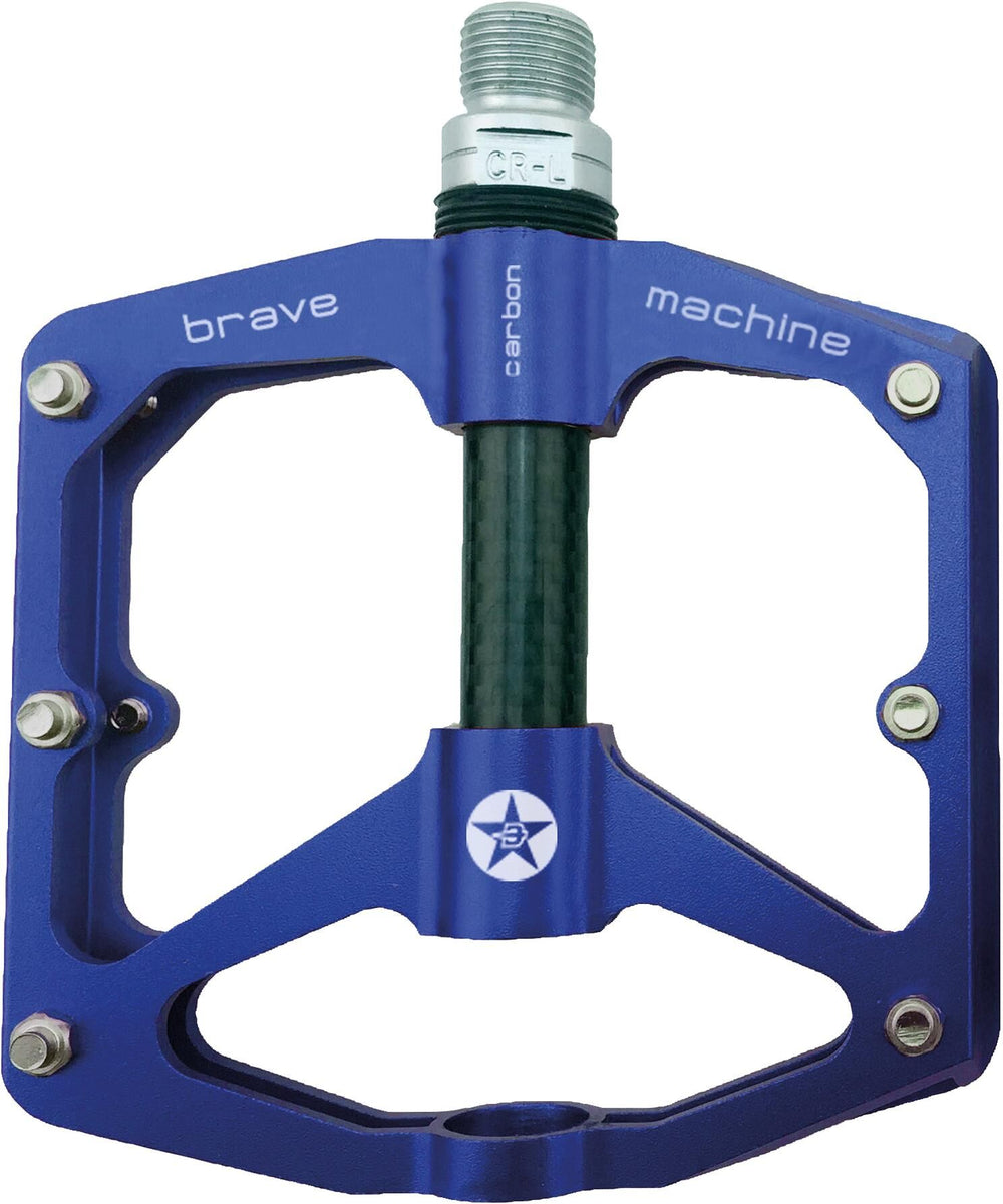 Brave platform pedal freeride carbon mod. 19 platform pedal freeride carbon blue