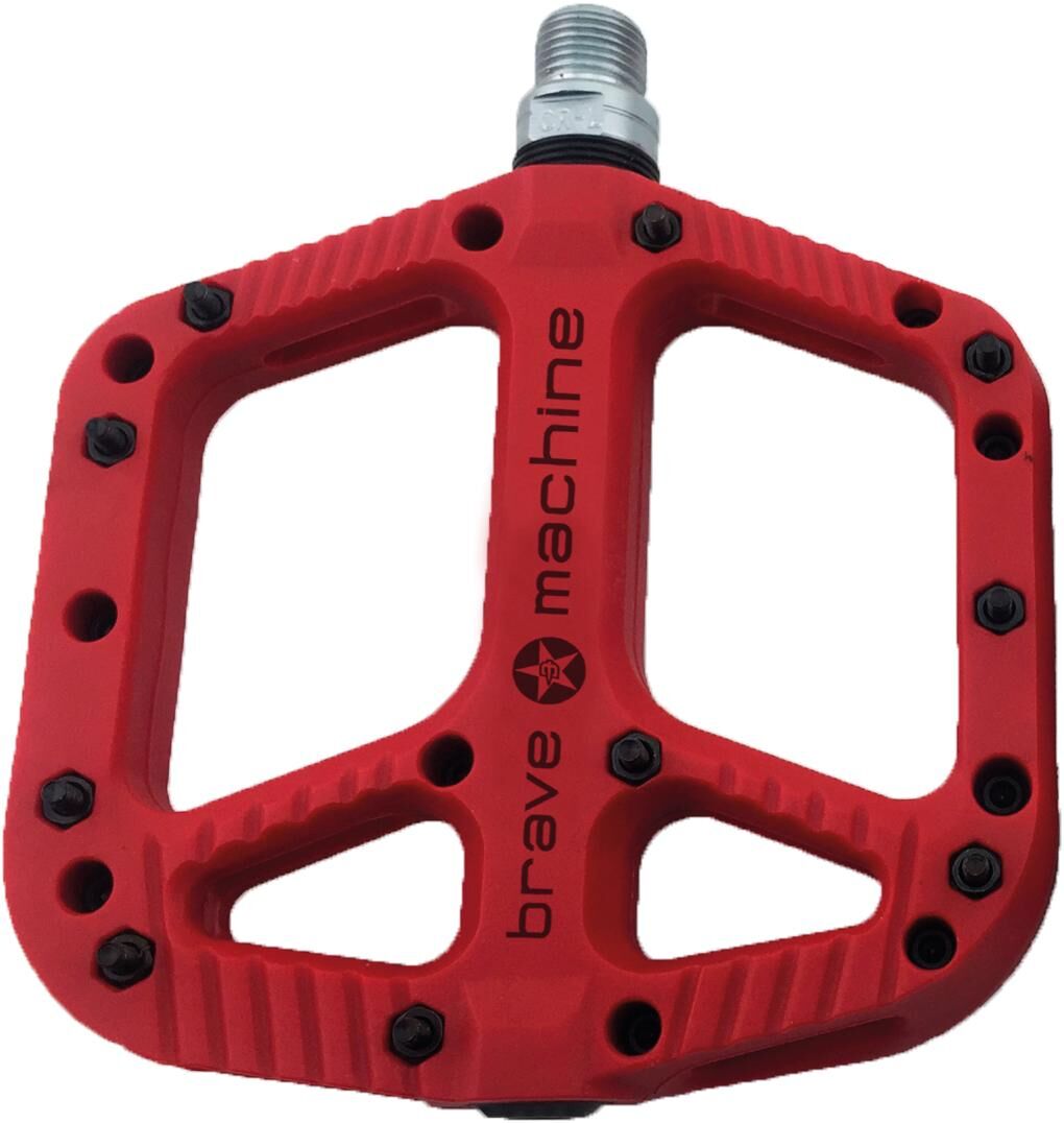 Brave platform pedal freeride xl mod. 19 platform pedal freeride xl red