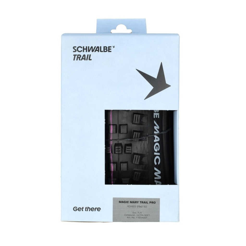 Schwalbe magic mary trail pro - tlr - addix ultra soft - radial - 29x2.50 - black