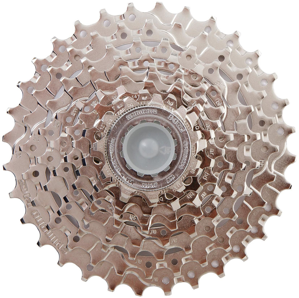 Shimano hg cassette cs-hg 400 . cas.sprocket shim.cs-hg 400 9sp 11-32t.10pcs pack
