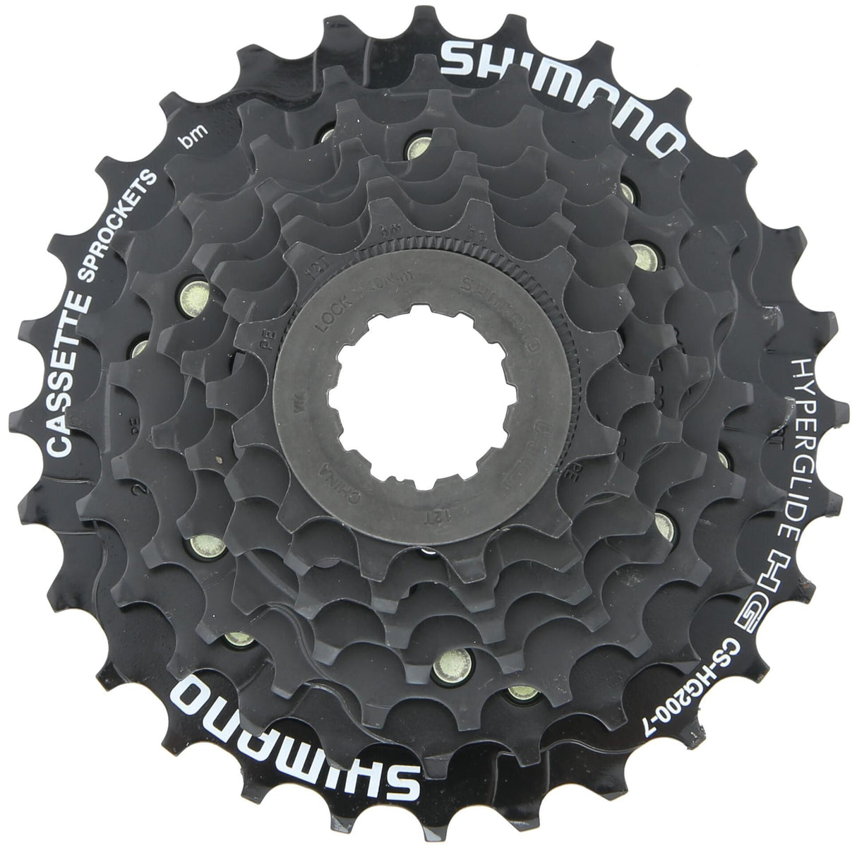 Shimano Kassette CSHG200 7-Gang 12-28 Schwarz (Arbeitsplatzverpackung)