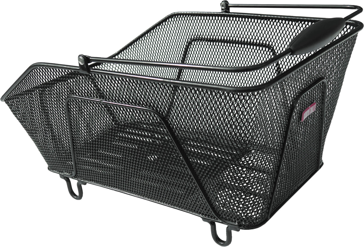Unix bicycle basket, rosetto rear basket rosetto black