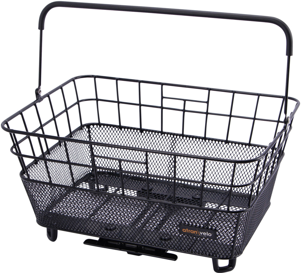 Atranvelo bicycle basket, rear bring l avs rear basket bring l avs black
