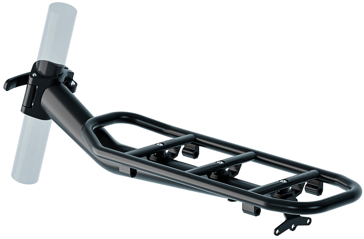 Racktime Clidit 2.0 Post à bagages Rack Black