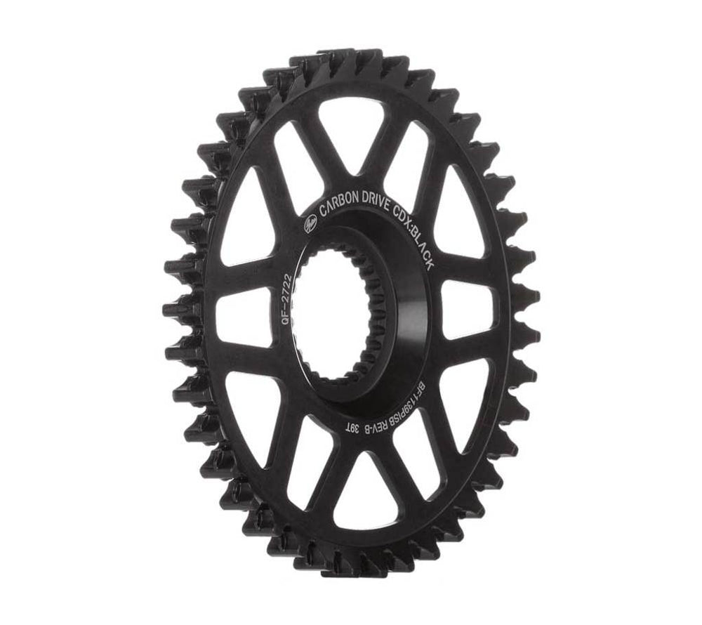 Gates gear cdx 39t fin line pinion chromoly black
