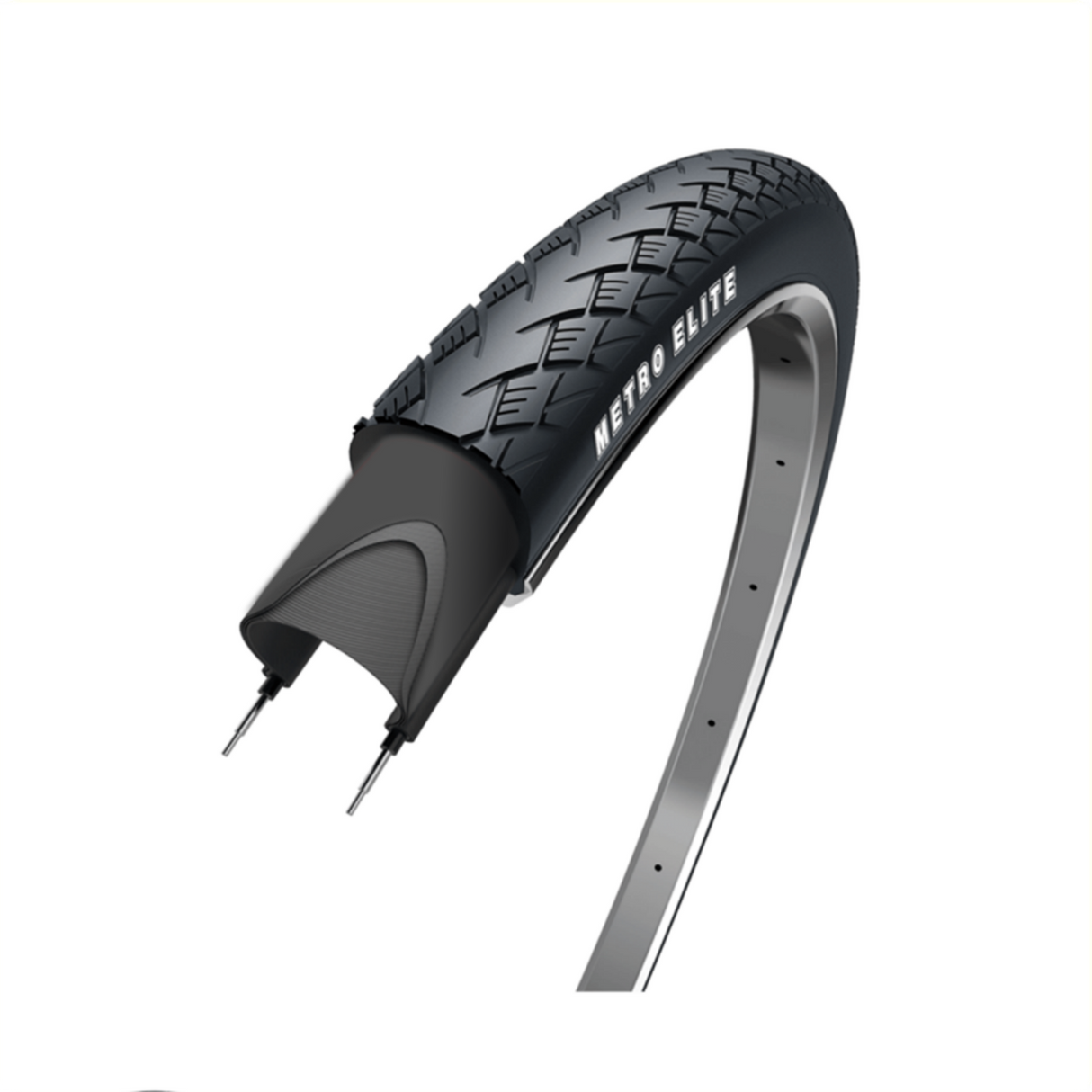 Wolff Metro Elite, Schwarz mit Reflexion, 28x1 5 8x1 3 8, Etro 37-622