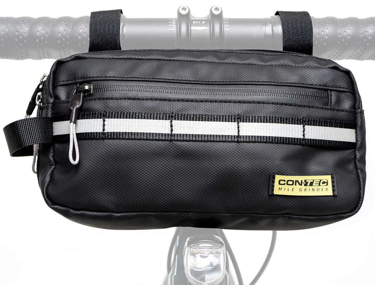 Contec handlebar bag mile grinder race 3 ct bag mile grinder race 3