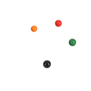 Alert outdoor croquet wood xl 75 cm with handy storage net