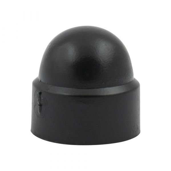Cover cap nut m6 black plastic tub 50 pcs.