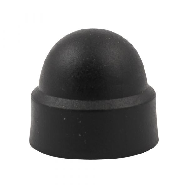 Cover cap nut m10 black plastic tub 50 pcs.