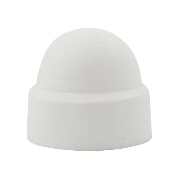 Cover cap nut m10 white plastic tub 50 pcs.