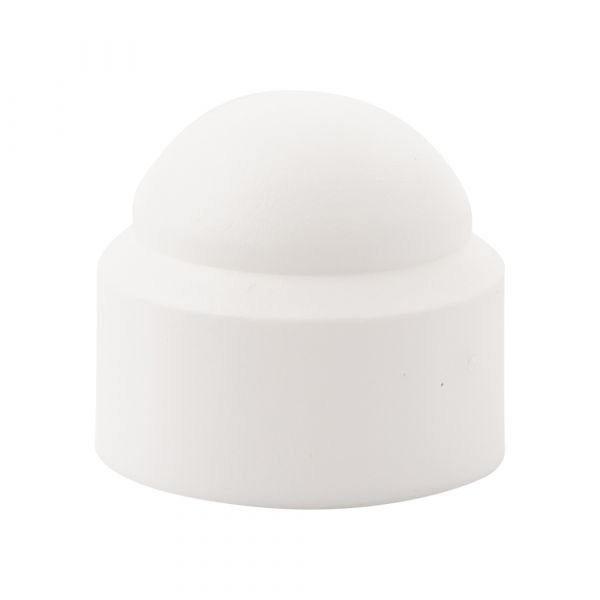 Cover cap nut m12 white plastic tub 50 pcs.