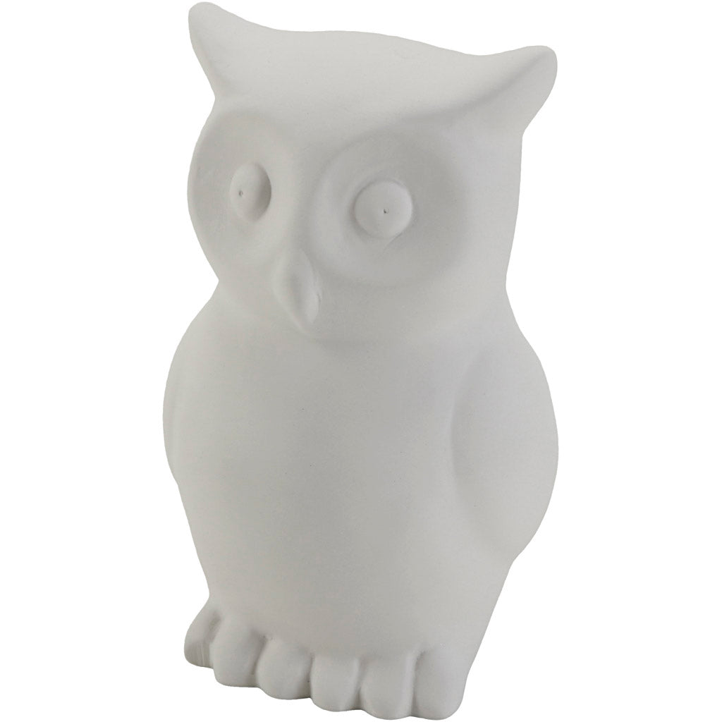 Creativ company animal money box, owl, size 11x7x6 cm, 6 pieces 1 box