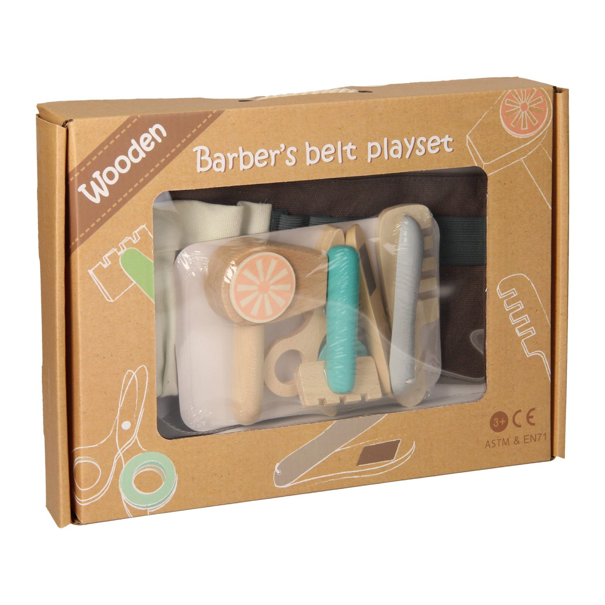 Hairdressing set Wood