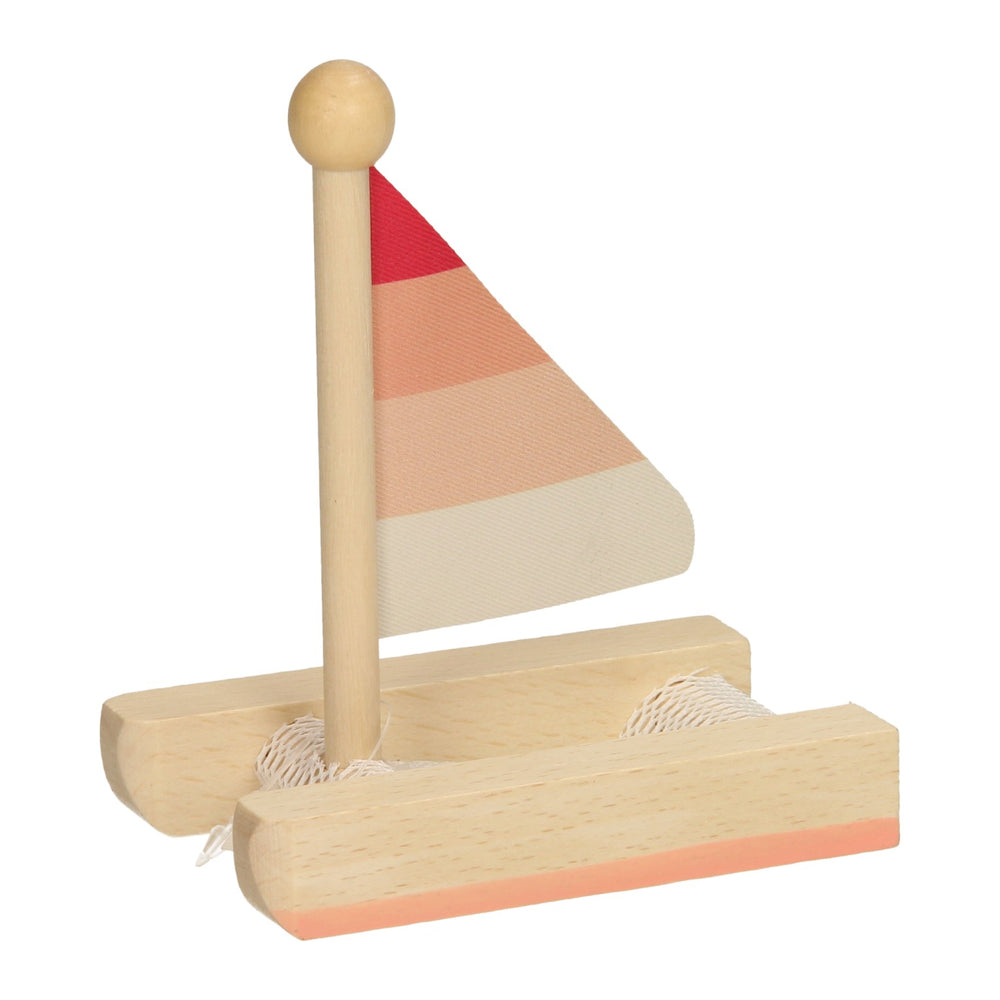 Catamaran wood - red
