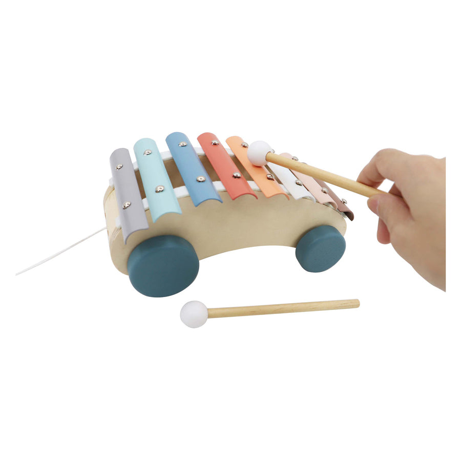 Tow vehicle xylophone pastel
