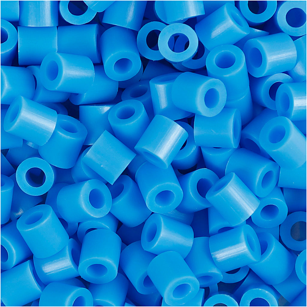 Nabbi ironing beads, size 5x5 mm, hole size 2.5 mm, medium, blue (32238), 6000 pieces 1 box