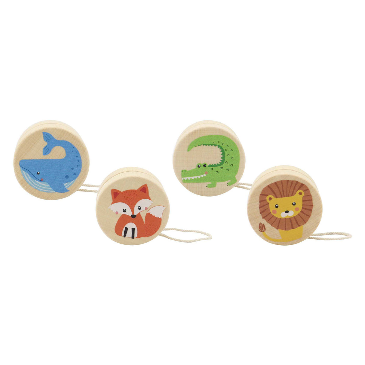 Wooden yo-yo animal