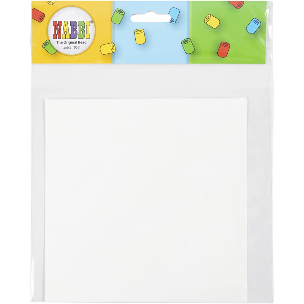 Nabbi strijkpapier, afm 16x16 cm, helder, transparant, 8 vel 1 doos
