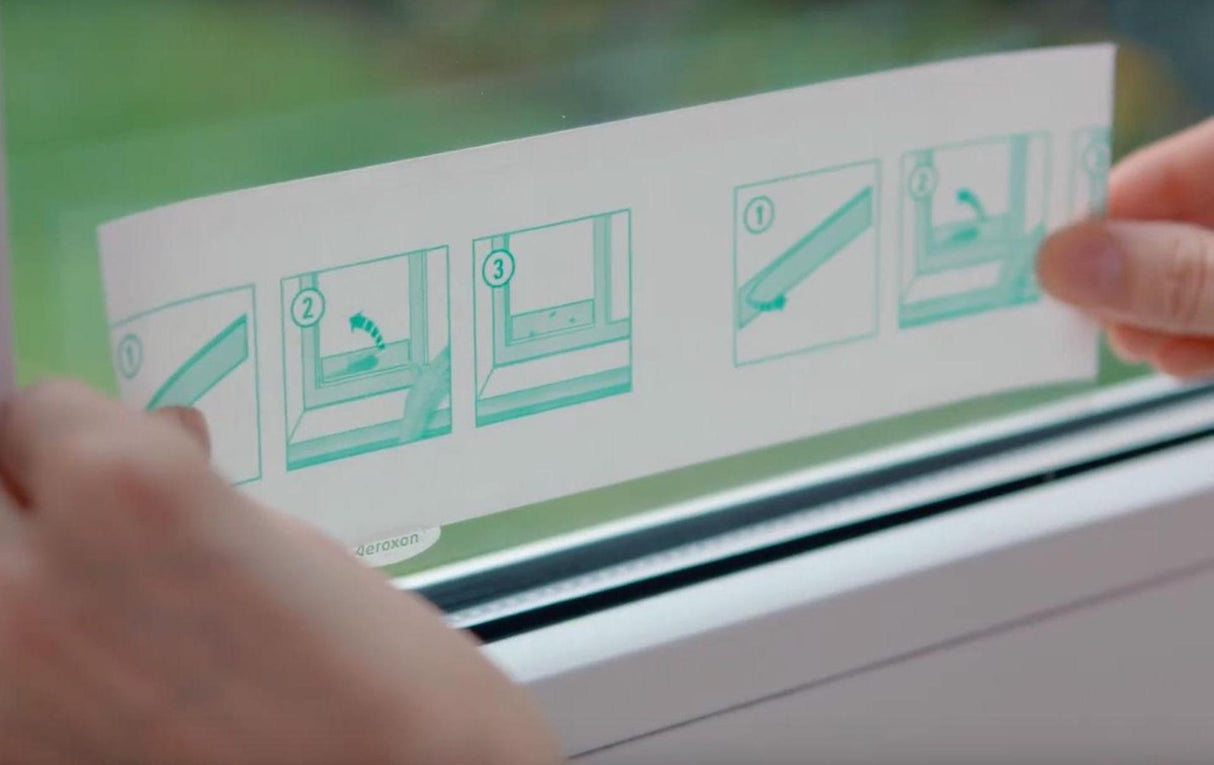 Bsi aeroxon vliegenval raamsticker 4 stuks