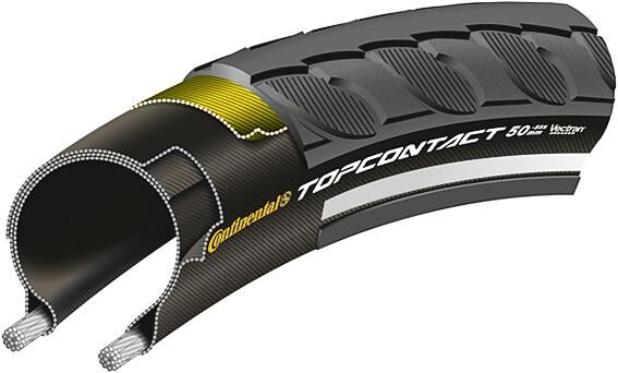 Continental tire top contact ii conti tire top contact 42-622 b b+rt fold
