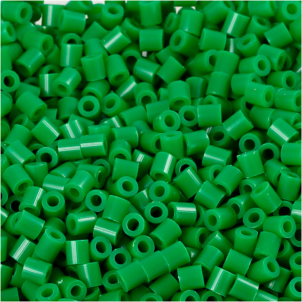 Nabbi foto kralen, afm 5x5 mm, gatgrootte 2,5 mm, medium, groen (16), 6000 stuk 1 doos