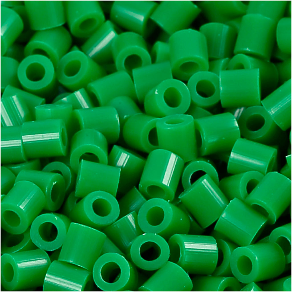 Nabbi foto kralen, afm 5x5 mm, gatgrootte 2,5 mm, medium, groen (16), 1100 stuk 1 doos