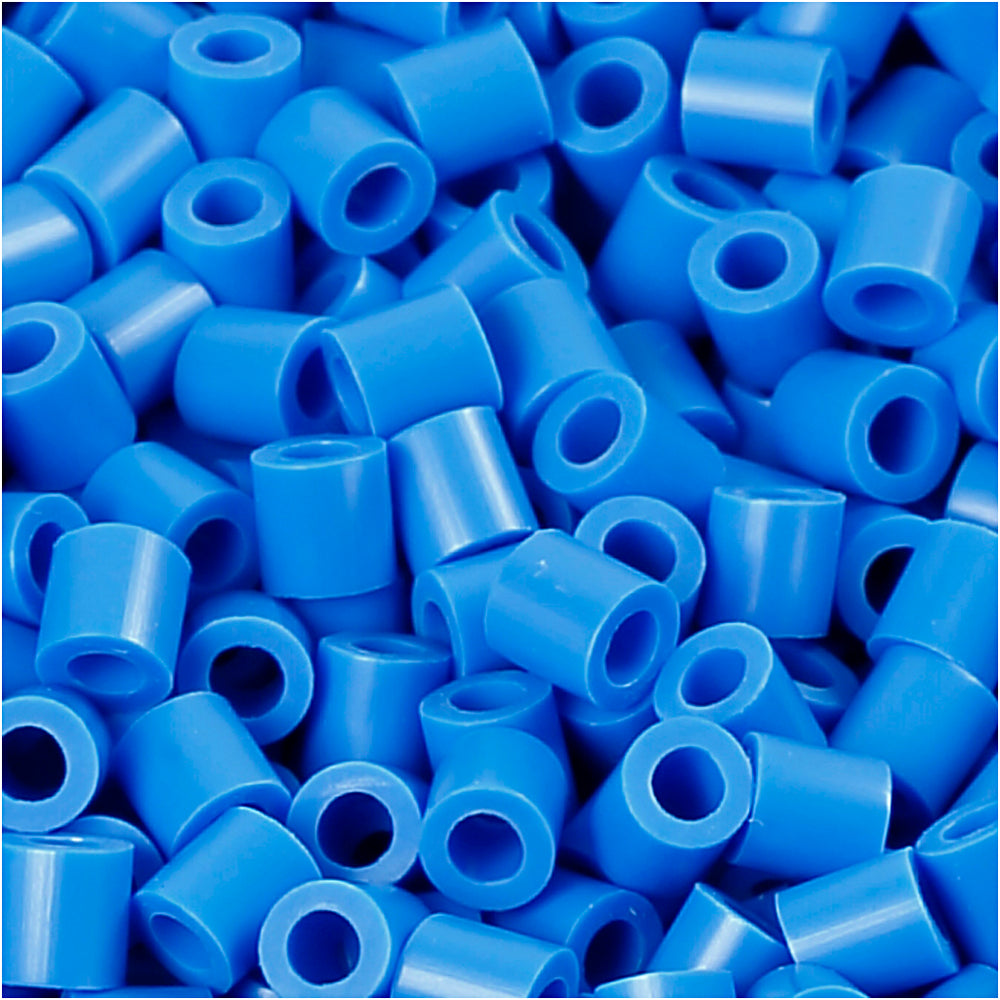 Nabbi foto kralen, afm 5x5 mm, gatgrootte 2,5 mm, medium, blauw (17), 6000 stuk 1 doos