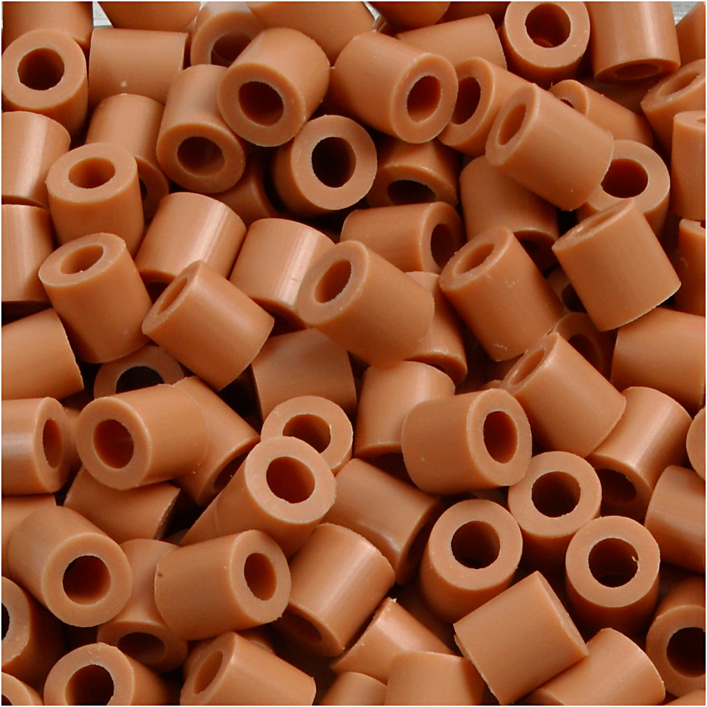 Nabbi photo beads, size 5x5 mm, hole size 2.5 mm, medium, light brown (20), 6000 pieces 1 box