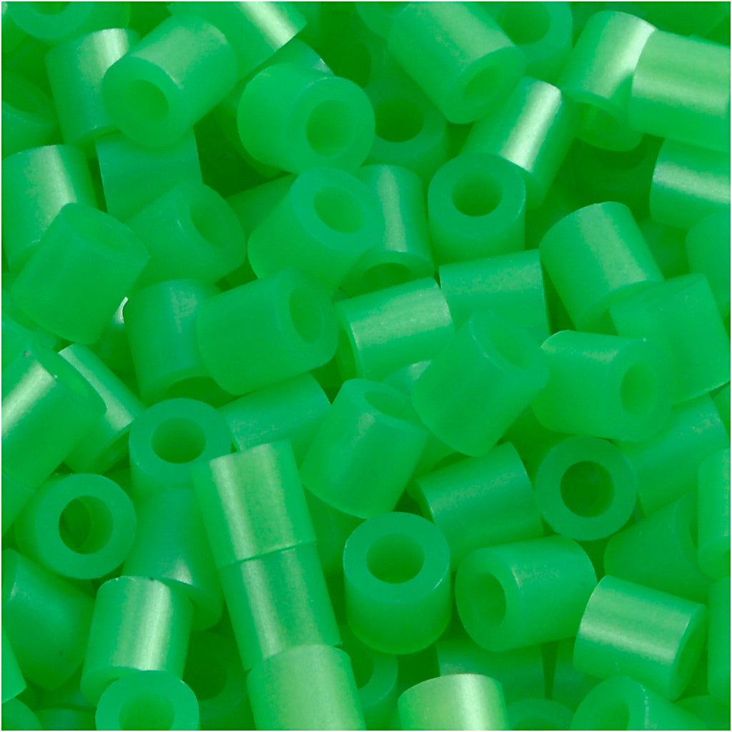 Nabbi photo beads, size 5x5 mm, hole size 2.5 mm, medium, green mother of pearl (22), 6000 pieces 1 box